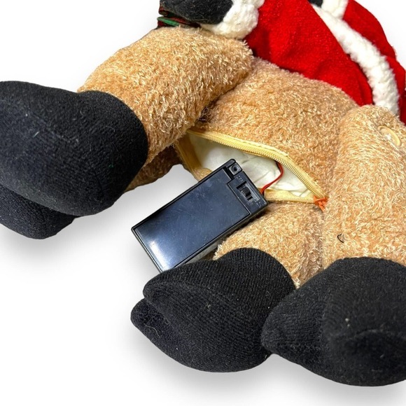 VTG Electronic Singing Dancing Jingle Bell Santa Reindeer WORKING - Picture 10 of 15